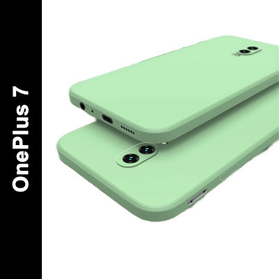 Wellpoint Back Cover for Oneplus 7(Green, Grip Case, Pack of: 1)