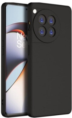 Mobtech Back Cover for OnePlus 12R(Black)