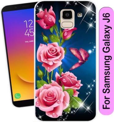 Goldista Back Cover for Samsung Galaxy J6(Transparent, Flexible, Silicon, Pack of: 1)