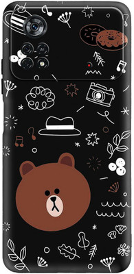 CLASSYPRINT Back Cover for Poco X4 Pro 5G(Black)