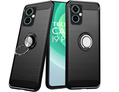 Unistuff Back Cover for Tecno Camon 19 Pro 5G(Black, Rugged Armor, Pack of: 1)