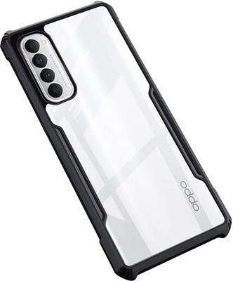 vizo Back Cover for Oppo Reno 4 Pro(Black, Shock Proof, Pack of: 1)