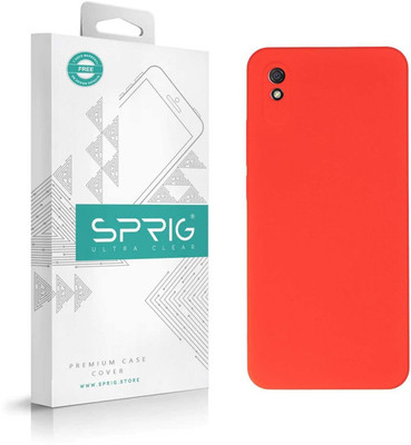 Sprig TPU Matte Back Cover for Sprig TPU Matte Back Cover for REDMI 9i, Redmi 9i, Mi 9i (Red, Flexible Case, Pack of: 1)(Red, Grip Case, Pack of: 1)