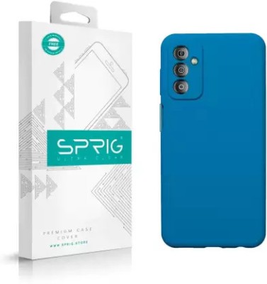 Sprig Back Cover for Samsung Galaxy F23 5G, Samsung F23, Galaxy F23, F23 5G(Blue, Grip Case, Silicon, Pack of: 1)