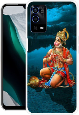DUGGA Back Cover for Oppo A16, CPH2269, HANUMAN, JI, JAI,SHREE, RAM(Blue, Flexible, Silicon, Pack of: 1)
