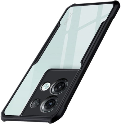 jpmobilecases Back Cover for Oppo Reno8 Pro 5G, Oppo Reno 8 Pro 5G, Oppo Reno8 Pro, Oppo Reno 8 Pro(Transparent, Black, Camera Bump Protector, Pack of: 1)