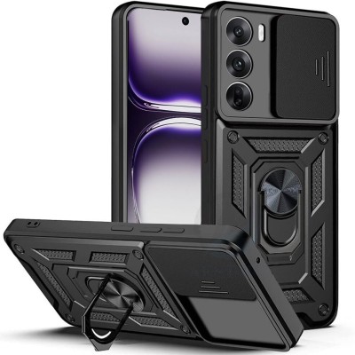 Vkmei Back Cover for OPPO Reno 12 Pro, OPPO Reno 12 Pro 5G(Black, Shock Proof, Pack of: 1)