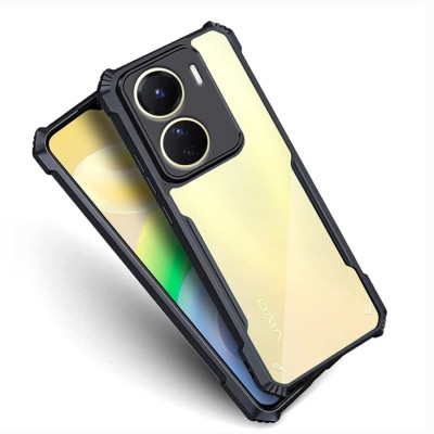 RUPELIK Back Cover for Shock Proof ProtectiveHybrid TPU Crystal Clear Eagle Cover for Vivo T2X/Y56/Y16 5G(Transparent, Shock Proof, Pack of: 1)