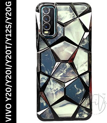 Hive Back Cover for Vivo Y20, Vivo Y20i, Vivo Y20G, Vivo Y20A, Vivo Y12s, Vivo Y12G(Black, Grip Case, Silicon, Pack of: 1)