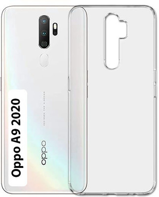 iCopertina Back Cover for Oppo A9 2020(Transparent, Flexible, Silicon, Pack of: 1)