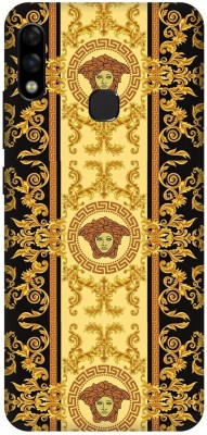 play fast Back Cover for Infinix Hot 7 Pro, X625, VERSACE, MEDUSA, PATTERN, LOGO, SIGN(Yellow, Hard Case, Pack of: 1)