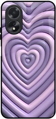 QRIOH Back Cover for Oppo A38(Purple, Grip Case, Pack of: 1)