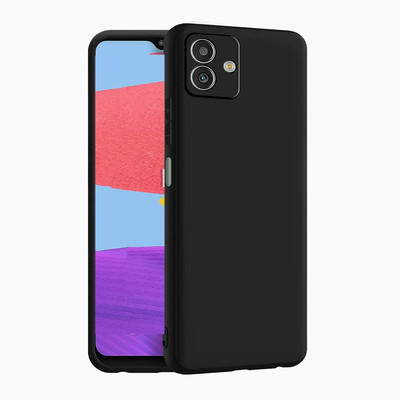 ASMANTIC Back Cover for Samsung Galaxy A04e(Black, Silicon)