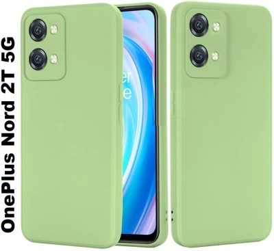 Wellchoice Back Cover for OnePlus Nord 2T 5G(Green, Grip Case, Silicon, Pack of: 1)