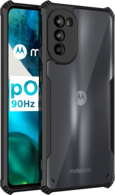 KartV Back Cover for Motorola G52, Moto G52(Black, Transparent, Camera Bump Protector, Pack of: 1)