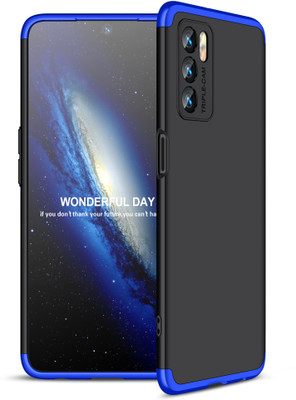 FlareHUB Back Cover for OPPO A16(Blue, Hard Case, Pack of: 1)