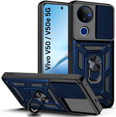 Fablue Back Cover for vivo V50 5G(Blue, Rugged Armor, Pack of: 1)