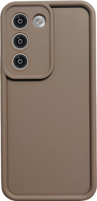 SCALEBEE Back Cover for Vivo T3 5G / Vivo Y200e 5G Soft Silicone Anti Shock Scratch Proof Camera Protection Case(Brown, Flexible, Silicon, Pack of: 1)