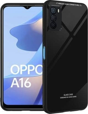 Nice Assoseries HUB Back Cover for OPPO A16(Black, Grip Case)