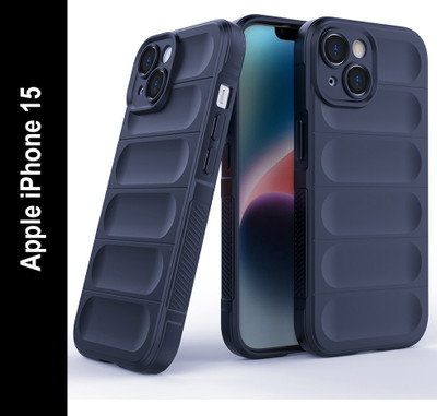 Flipkart SmartBuy Back Cover for Apple iPhone 15(Blue, Silicon, Pack of: 1)