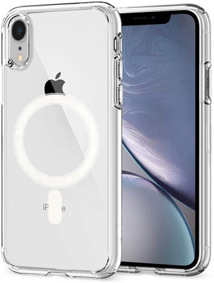 KING COVERS Back Cover for Apple iPhone XR, Thermoplastic Polyurethane MagSafe Back Cover Scratch-Resistant(Transparent, Grip Case, Pack of: 1)