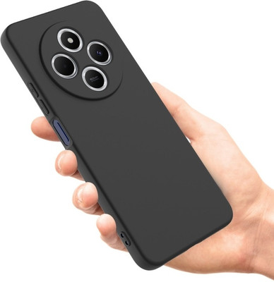 Elica Bumper Case for realme C75 5G(Black, Grip Case, Silicon, Pack of: 1)