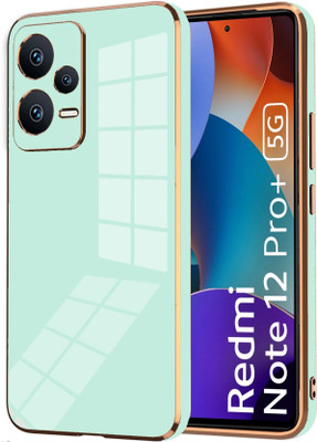 Micvir Back Cover for Redmi Note 12 Pro Plus 5G(Green, Camera Bump Protector, Silicon, Pack of: 1)