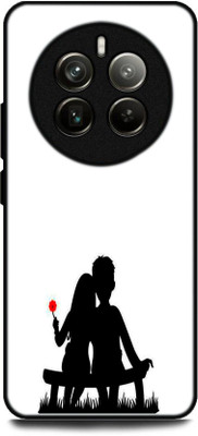 FAZAKA Back Cover for Realme P1 Pro 5G On Glossy Metal Phone Cover | ALONE COUPLE(Multicolor, Shock Proof, Pack of: 1)