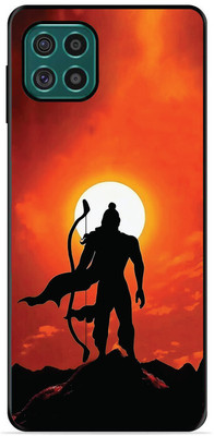 leeon Back Cover for Samsung Galaxy F62, Lord Rama(Black, Dual Protection, Pack of: 1)