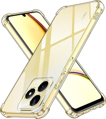 CLOVYR Back Cover for Realme Narzo N53/Realme C53/Realme C51 Bumper Silicon Transparent Case(Transparent, Camera Bump Protector, Silicon, Pack of: 1)