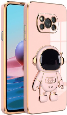 V-TAN Back Cover for Poco X3, Poco X3 Pro(Pink, Gold, Shock Proof, Silicon, Pack of: 1)