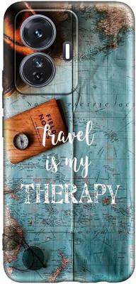 printwhiz Back Cover for iQOO Z6 Pro, Vivo T1 Pro 5G(Black)