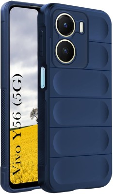 ASMANTIC Back Cover for Vivo Y56 5G(Blue, Grip Case, Pack of: 1)