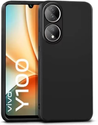 ALONZO Back Cover for Vivo T2 5G, Vivo Y100 Back Case(Black, Grip Case, Pack of: 1)