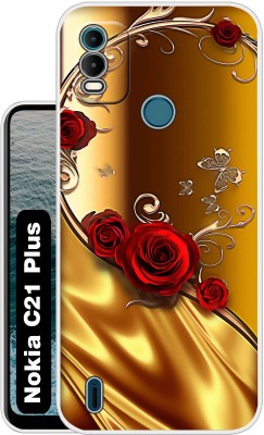 Case Club Back Cover for Nokia C21 Plus(Transparent, Grip Case, Silicon, Pack of: 1)