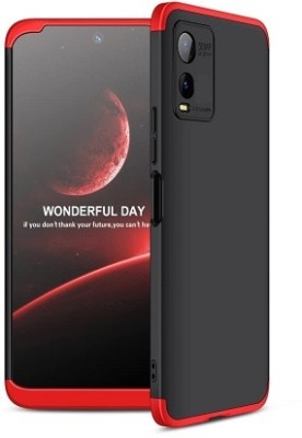 AKSP Back Cover for Dual-color finish,ultra-thin slim design for front and back Vivo t1x(Red, Black, Red, Hard Case, Pack of: 1)