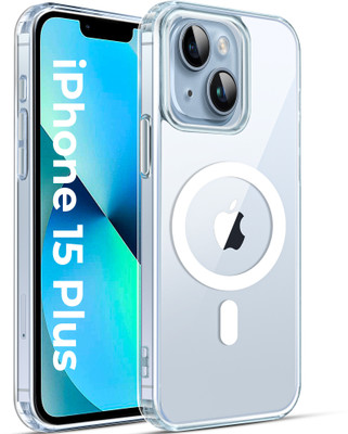 LAMANIYA Back Cover for Apple iPhone 15 Plus(Transparent, Magsafe, Pack of: 1)