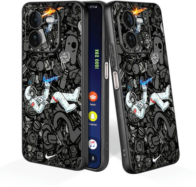 CLASSYPRINT Back Cover for iQOO Z9x 5G(Black)