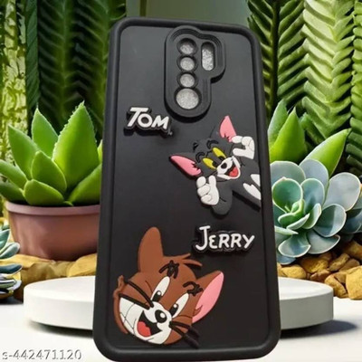 Doyen Creations Back Cover for Xiaomi Redmi Note 8 pro (Tom & Jerry 3D Cute Animated Girly Women Case)(Black, 3D Case)