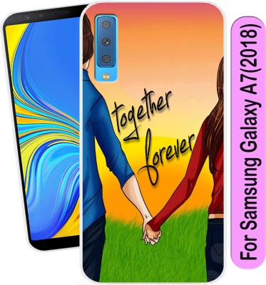 Hostprint Back Cover for Samsung Galaxy A7 2018 Edition(Transparent, Flexible, Silicon, Pack of: 1)