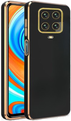 A3sprime Back Cover for Poco M2 Pro, |Soft Silicon Golden Side Colored with Drop Protective Case|(Black, Camera Bump Protector, Silicon, Pack of: 1)