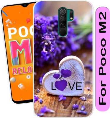 SmartGoldista Back Cover for Poco M2(Transparent, Flexible, Silicon, Pack of: 1)