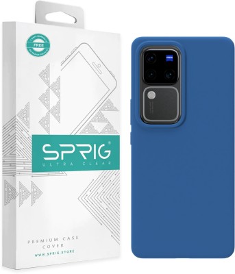 Sprig Back Cover for VIVO V30 PRO, V30 Pro, vivo v30 pro(Blue, Shock Proof, Silicon, Pack of: 1)