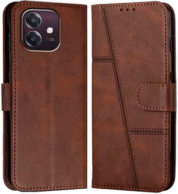 Forego Back Cover for OPPO A3X 5G/OPPO A3 5G(Brown, Cases with Holder, Pack of: 1)