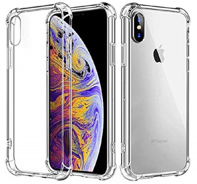 CaseTrendz Back Cover for Apple iPhone XS Max Thin Shock Proof, Anti Slip(Transparent, Dual Protection, Pack of: 1)