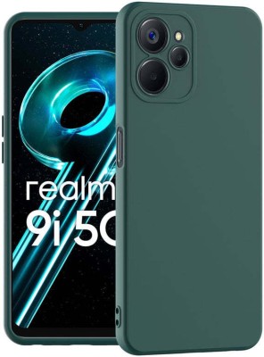 Accessories Kart Back Cover for Realme 9i 5G soft flexible candy case(Green, Flexible, Silicon, Pack of: 1)