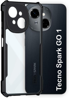 ADI Creations Back Cover for Tecno Spark GO 1(Black, Camera Bump Protector, Pack of: 1)