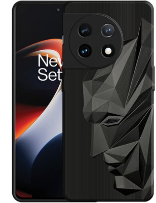 PStuff Back Cover for OnePlus 11R 5G Batman Soft Back Silicone(Black, Camera Bump Protector, Pack of: 1)
