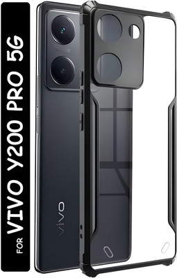 Print maker Back Cover for Vivo Y200 Pro 5G(Black, Dual Protection, Pack of: 1)