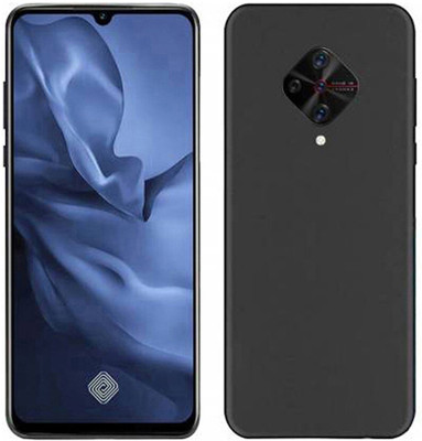 DMJHP Back Cover for Vivo S1 Pro(Black, Camera Bump Protector, Pack of: 1)
